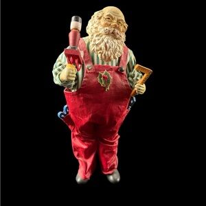 1987 VTG Clothique Possible Dreams Ltd Christmas Santa Claus Workshop Toy Shop.